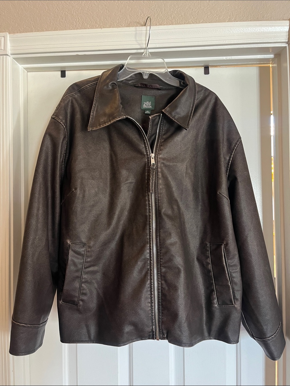 wild fable Women’s Dark Brown Bomber Jacket